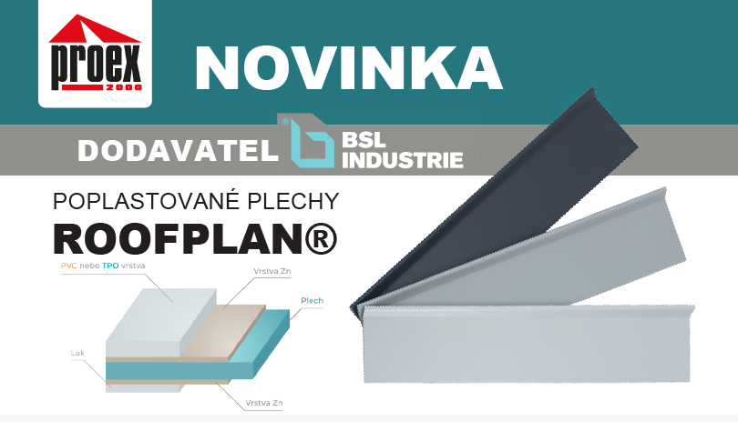 Poplastované plechy Roofplan®
