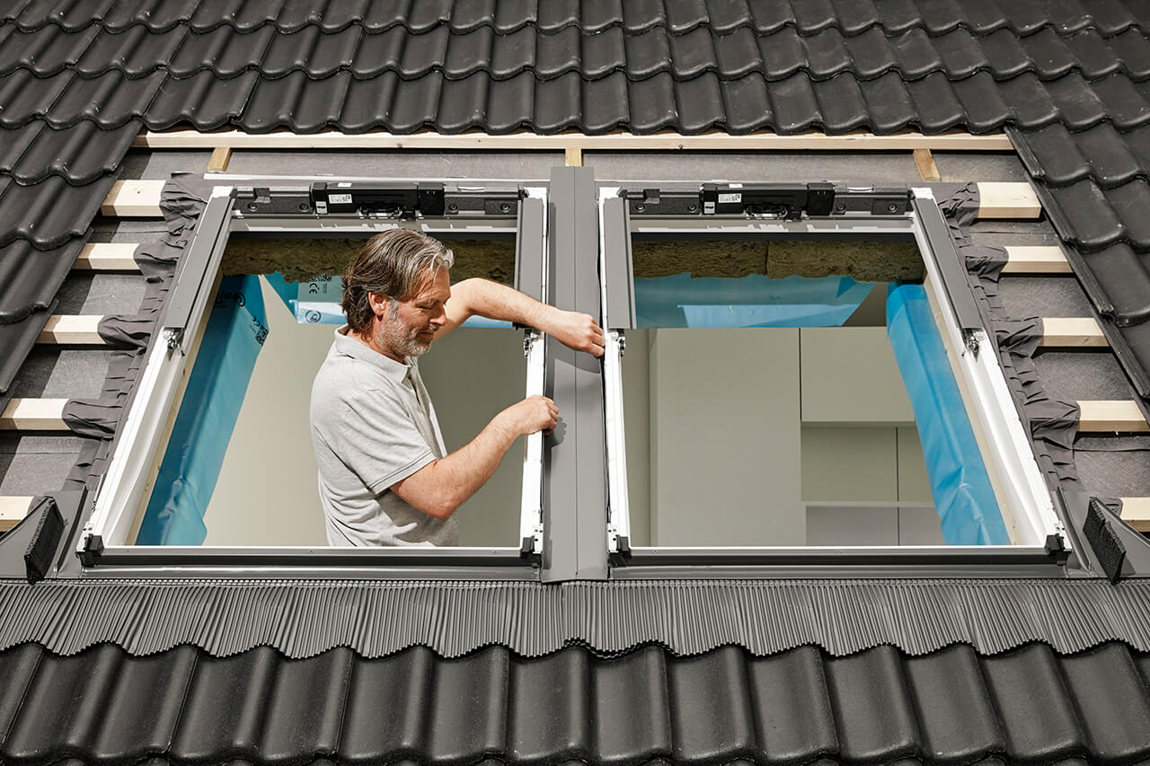 Velux - EKW nastavitelný středový žlábek