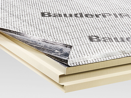 BauderPIR PLUS 160/1200x1800mm, 2x AL, PD, šikmá střecha
