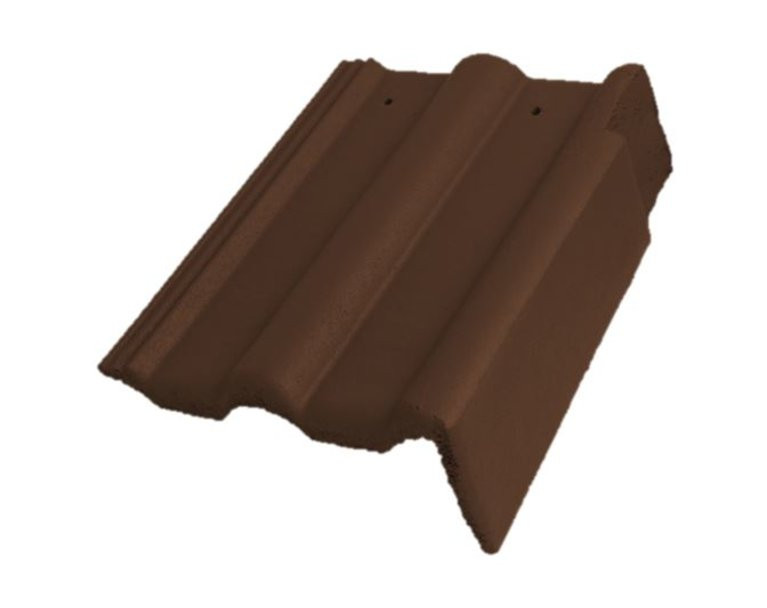 Bramac - Classic STANDARD taška okrajová pravá - tmavě hnědá
