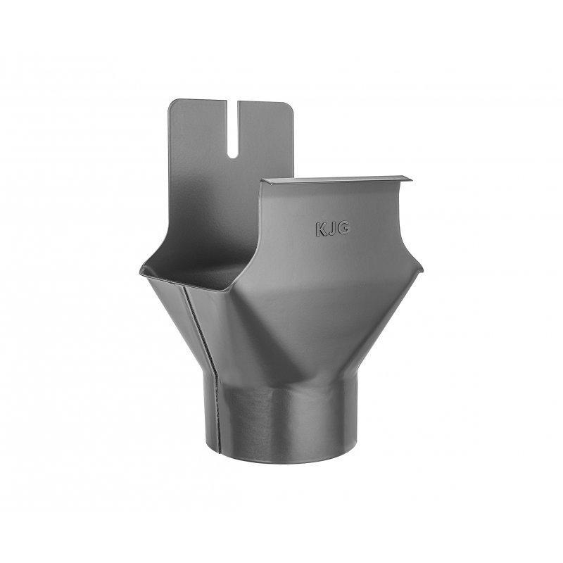 Kotlík žlabový hranatý antracit 250/80 mm