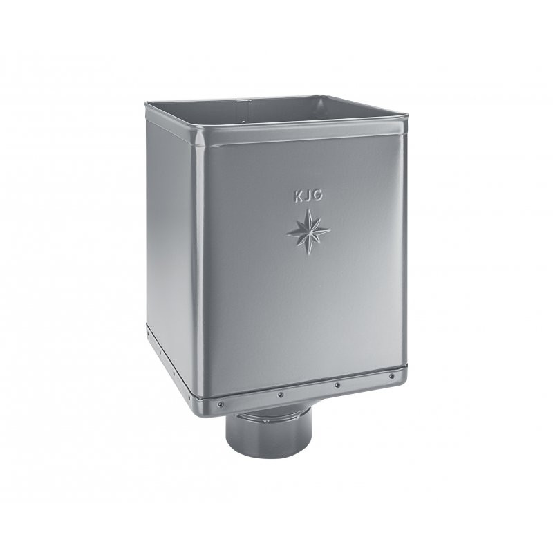Kotlík žlabový sběrný DESIGN prachově šedý 120 mm