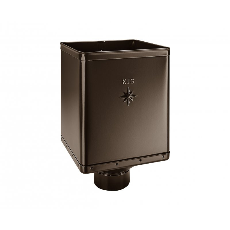Kotlík žlabový sběrný DESIGN tmavě hnědý 120 mm