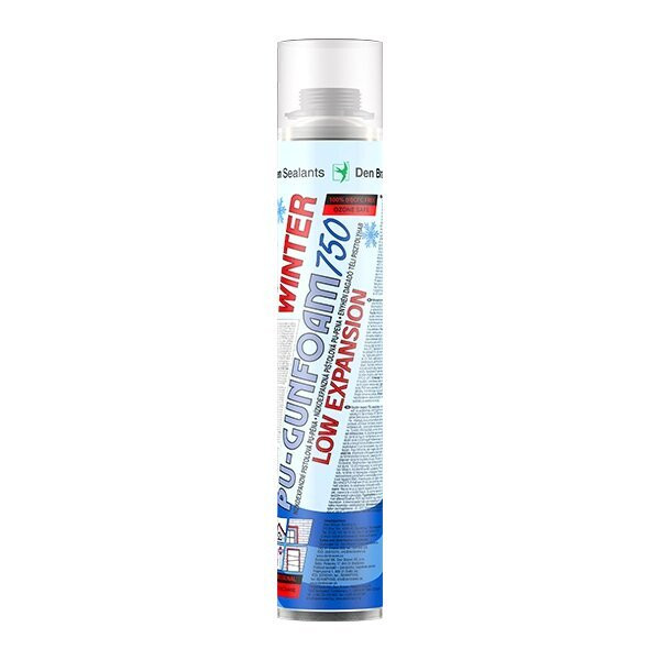 PUR stav. pěna 750ml NÍZKOEXPANZNÍ Den Braven zimní