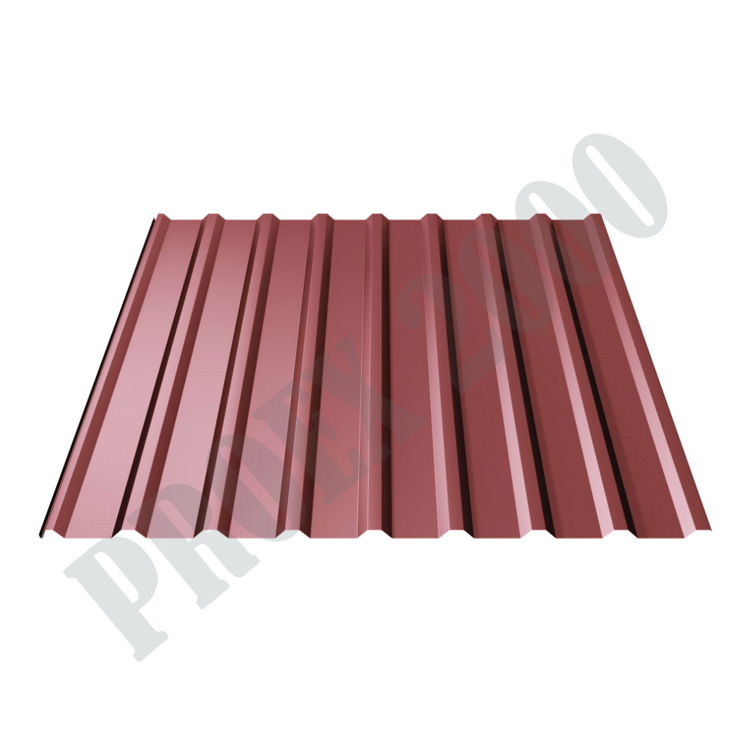 Trapéz Ruukki 30, T20 - 0,5mm, r.š.1095mm/2000mm cihl. červená RR750