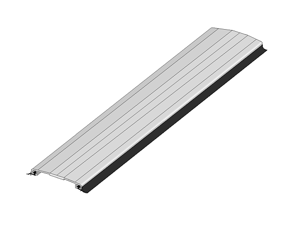 Krycí lišta tzp P - přírodní Al - 60mm/2m