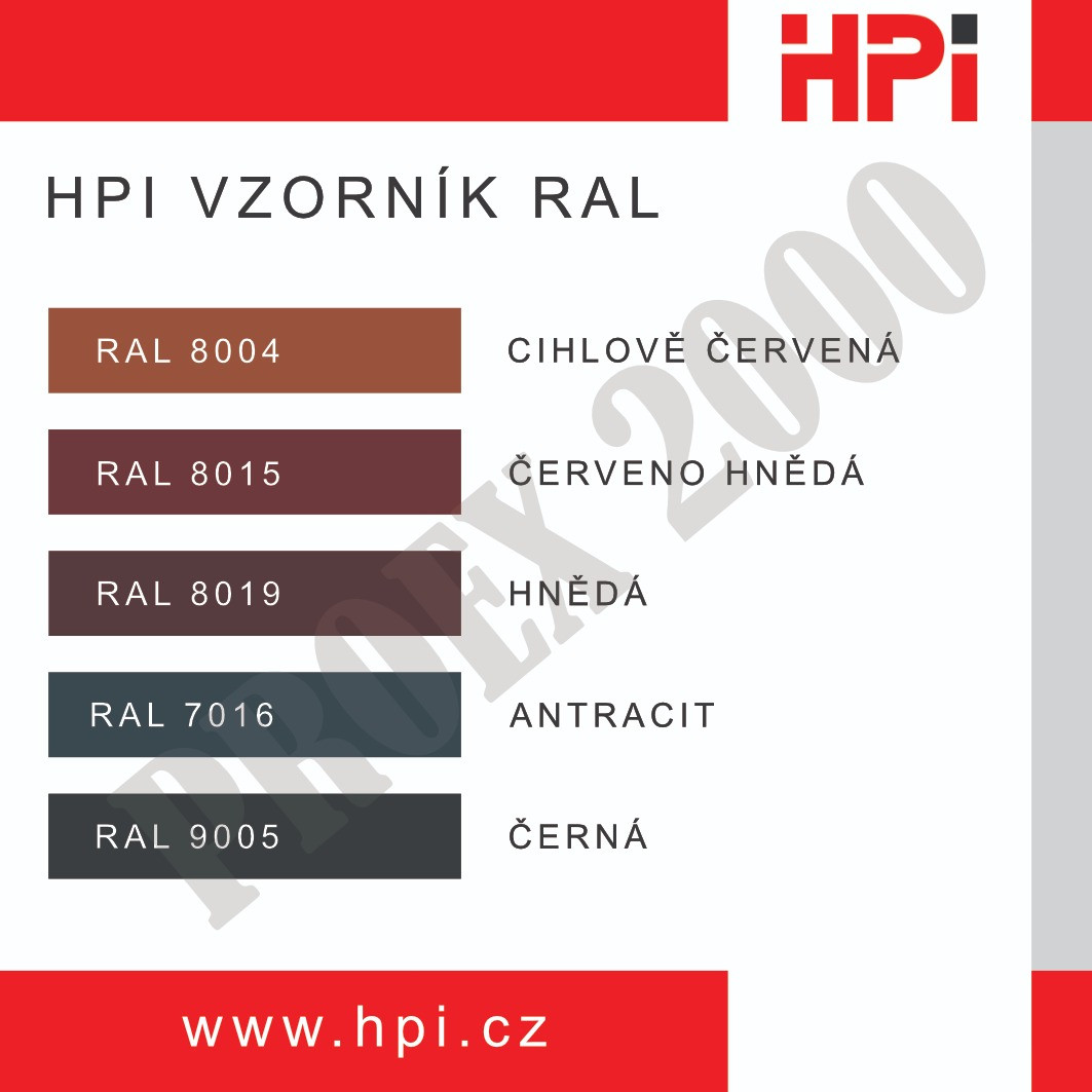 HPI - držák sněholamu přídavná kontra lať (typ A), mříž 15cm - hnědý