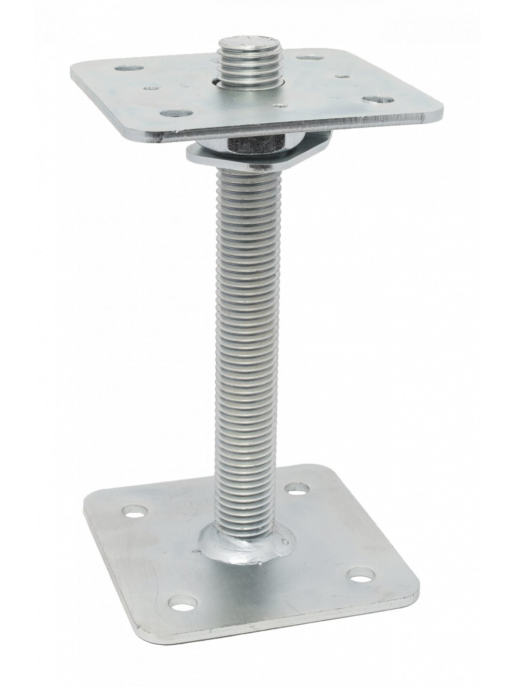 Rapi-Tec patka pilíře 110x110/330mm, matice M24 s pojistkou, galv.zn.