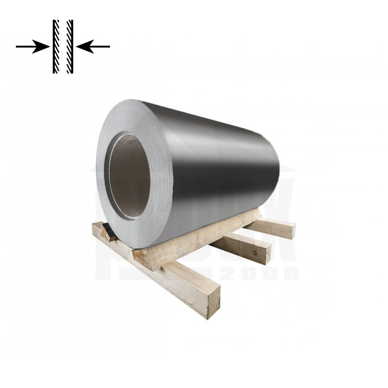 Svitek pozinkovaný antracitový oboustranný RAL 7016 - 0,55x1250 mm