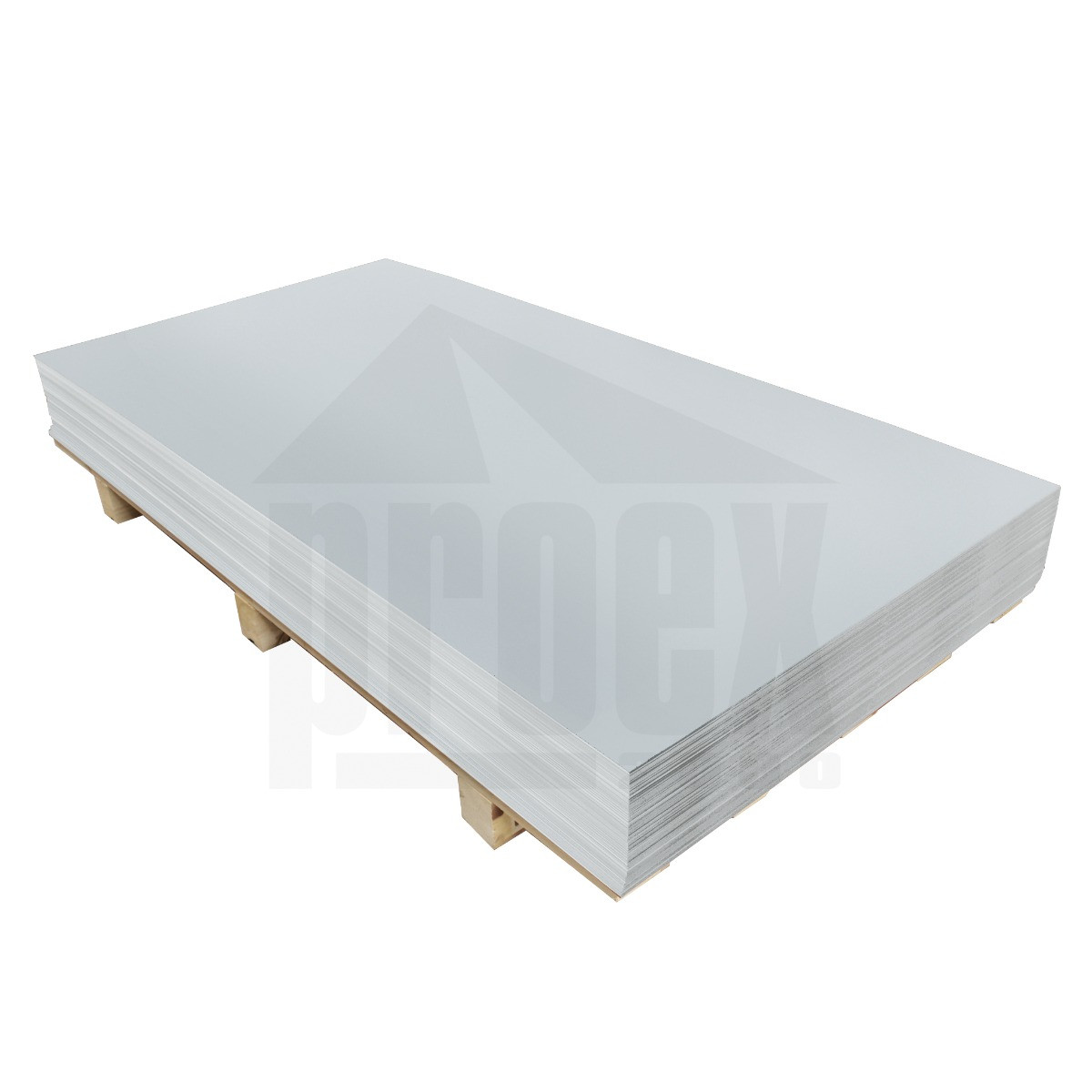 Poplastovaná tabule Bauder šedá - 1000x2000 mm
