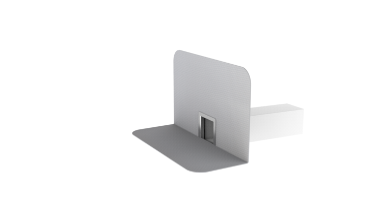 TWC 50x150 PVC, chrlič 50x150/50cm s PVC manžetou