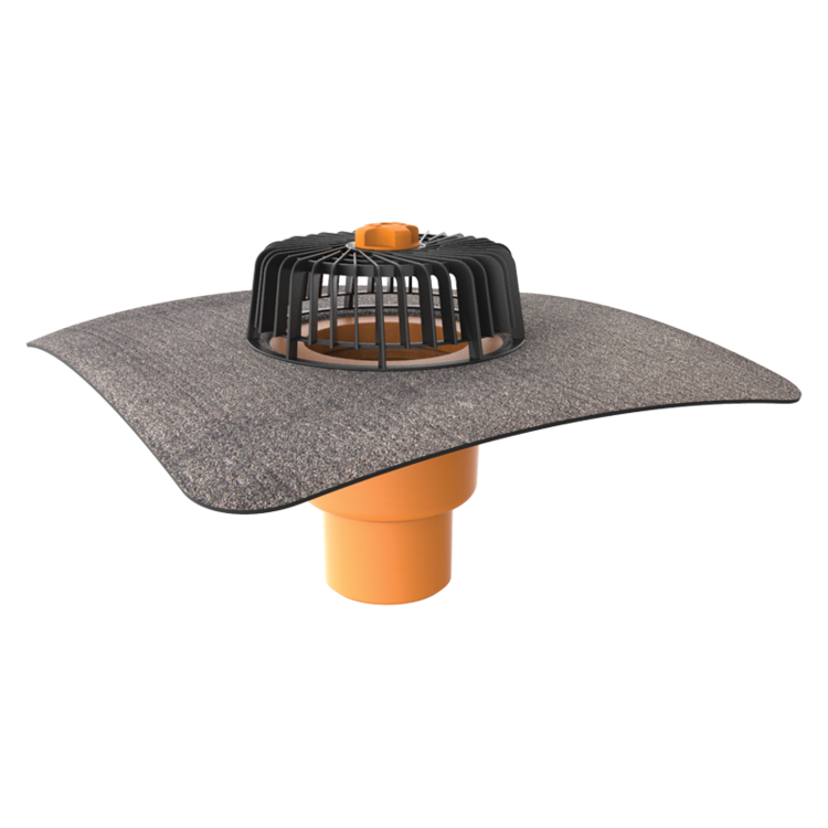 TW 75 BIT S, střešní vpusť svislá 75mm/21cm s BIT manžetou