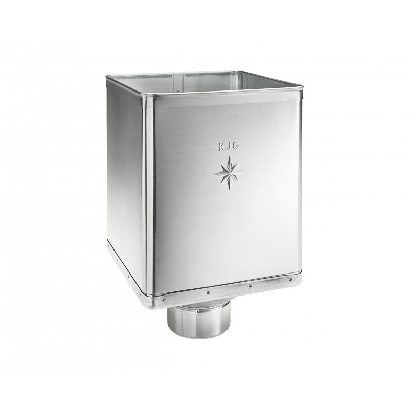 Kotlík žlabový sběrný DESIGN 100 mm, titanzinek